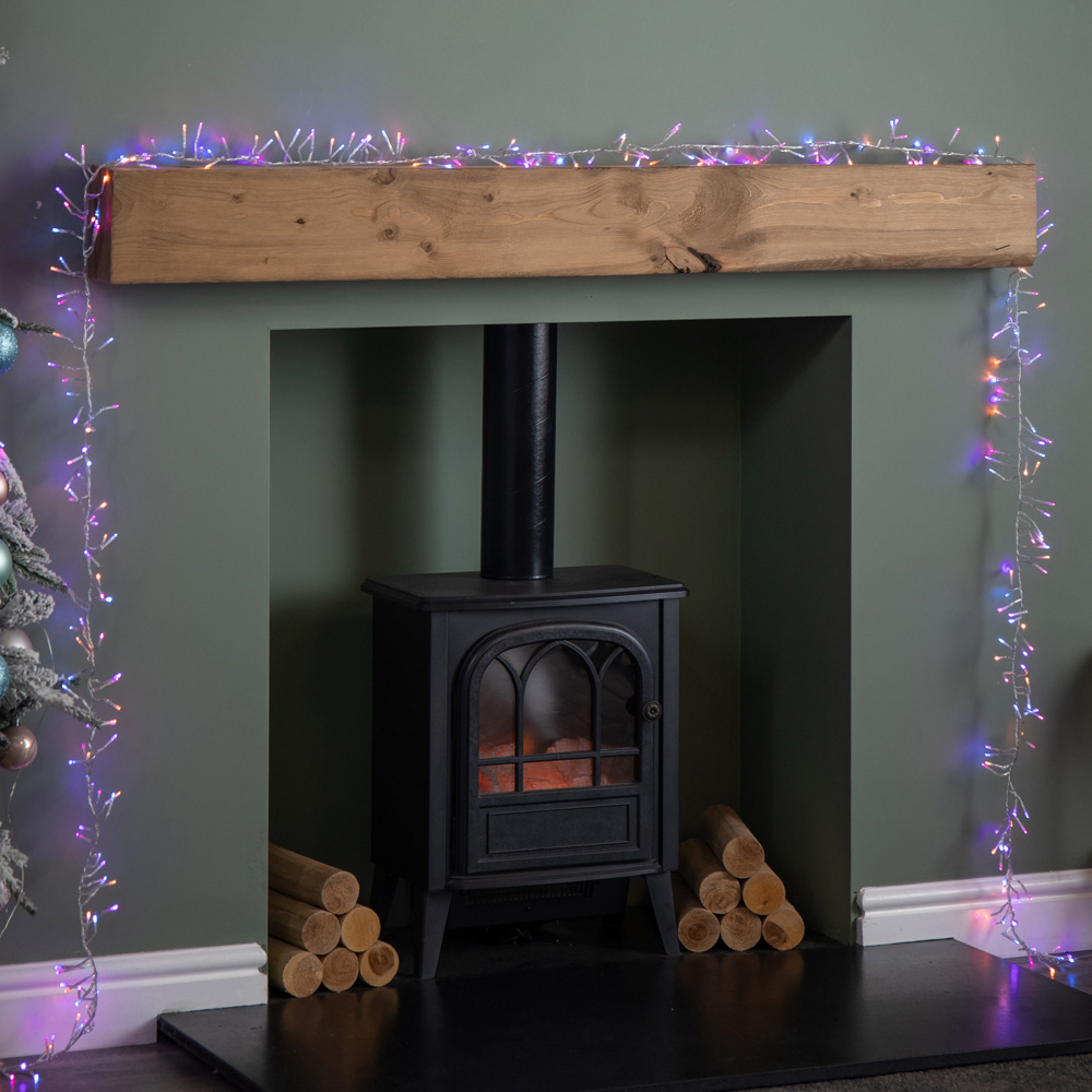 Samuel Alexander 720 Rainbow LED Clear Cable Christmas Cluster Light 9.3m Image 5