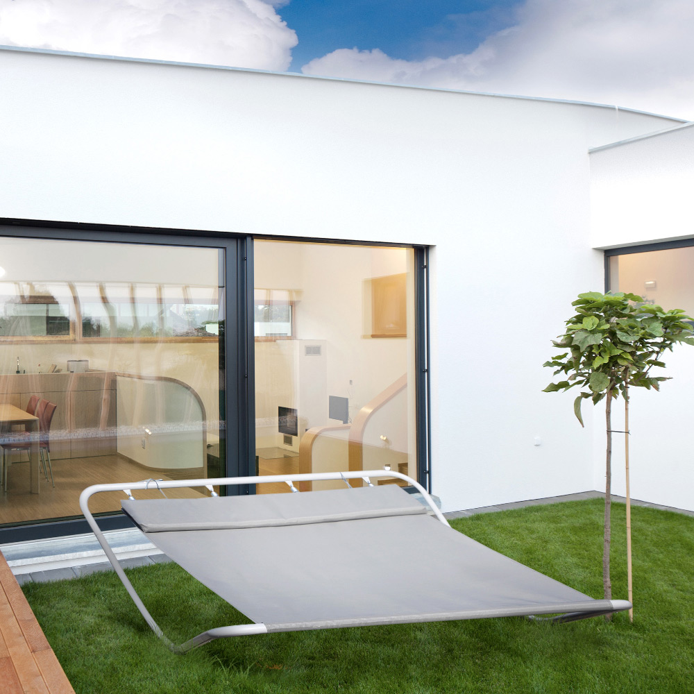 Outsunny Rocking Swing Hammock Grey Image 6