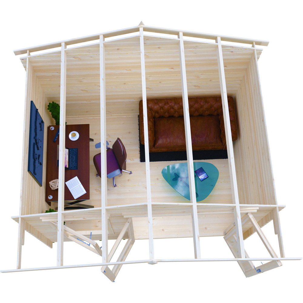 Shire Berryfield 11 x 8ft Wooden Log Cabin Image 3