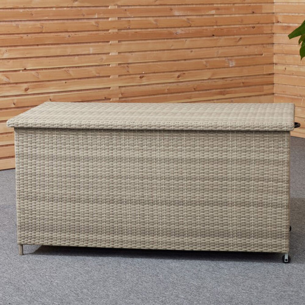 Malay Deluxe Cambridge Natural Rattan Effect Cushion Box Image 7