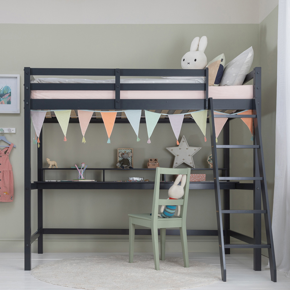 Noa and Nani Thea Anthracite Desk for High Sleeper Cabin Bed Image 5