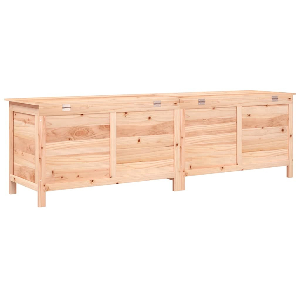 Walplus Solid Fir Wood Slatted Garden Storage Box 56.5 x 198.5 x 50cm Image 5
