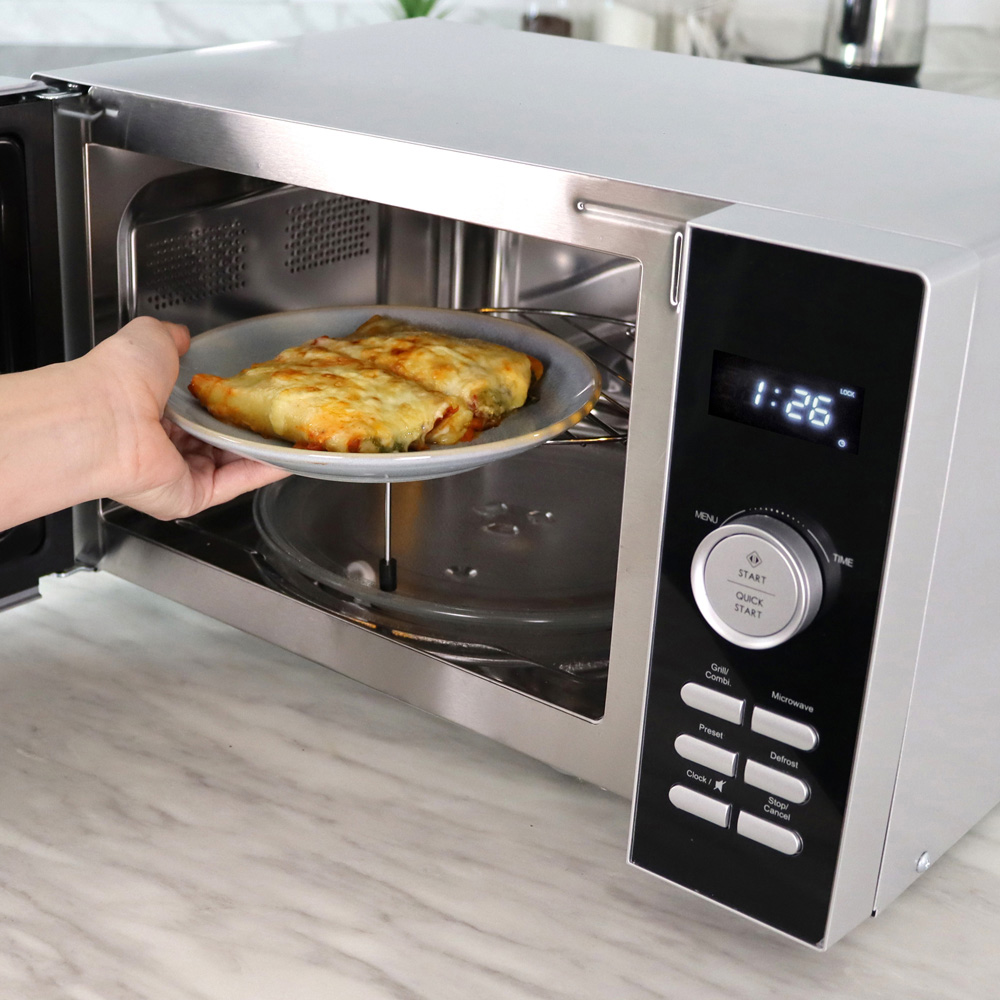 Statesman SKMS0923DSS Silver 23L Digital Solo Microwave 900W Image 5