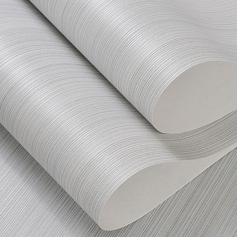 Living and Home Embossed Non-Woven Grey Wallpaper Image 2
