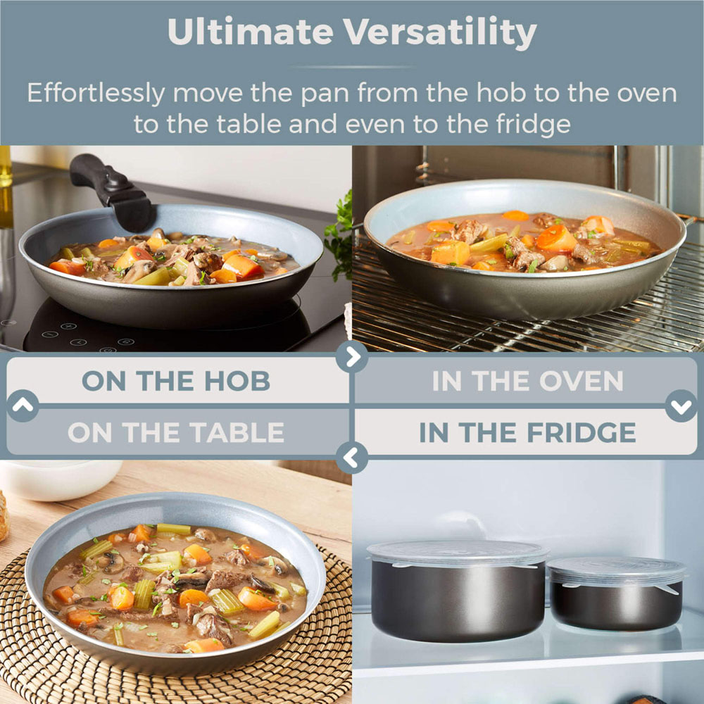 Tower 13 Piece Graphite Grey Cookware Set Image 5