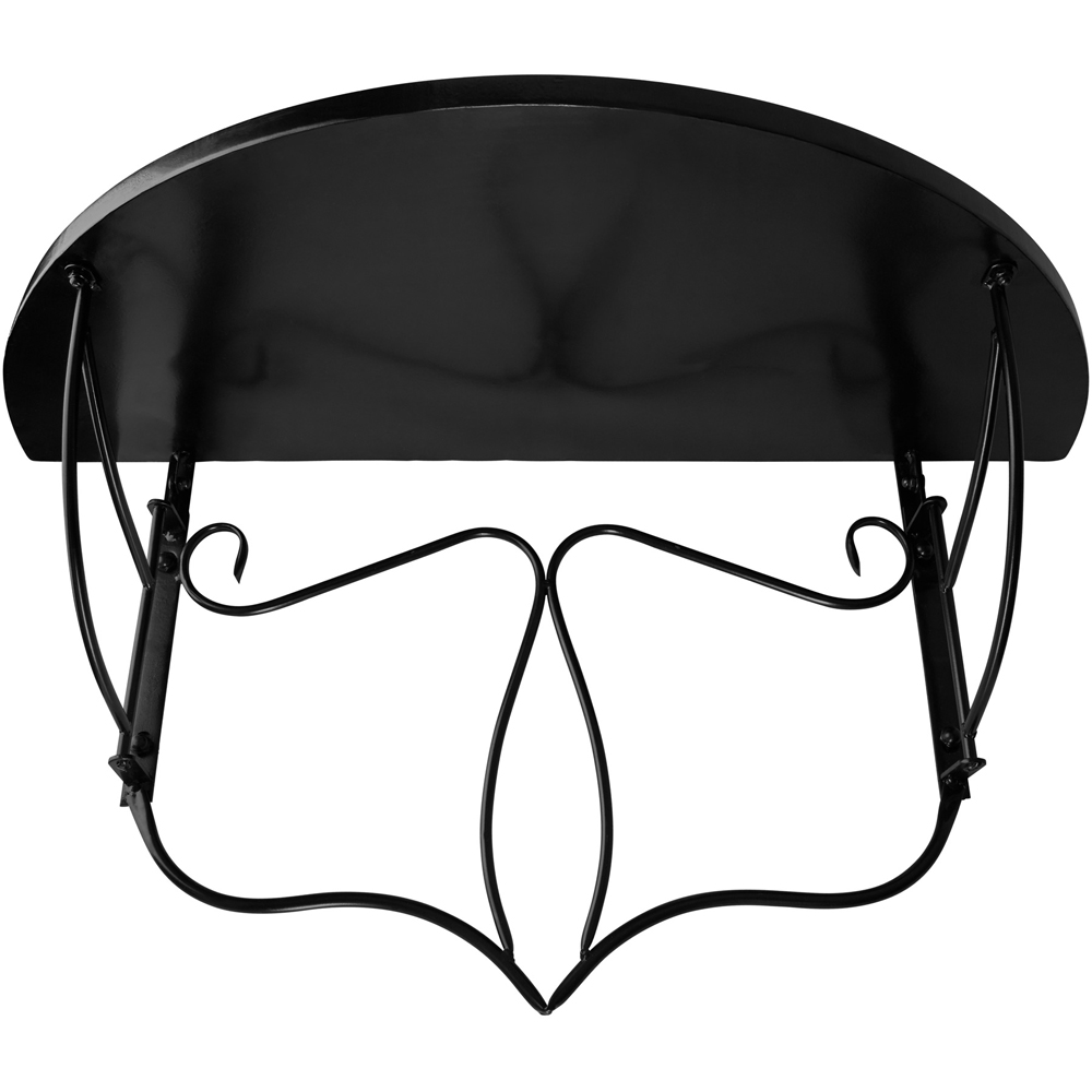 tectake Mosaic Black and White Hanging Table with pattern Image 5