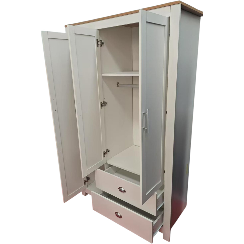 Kosy Koala 2 Drawer 3 Door Wide Bedroom Wardrobe with Hanging Rail Image 5