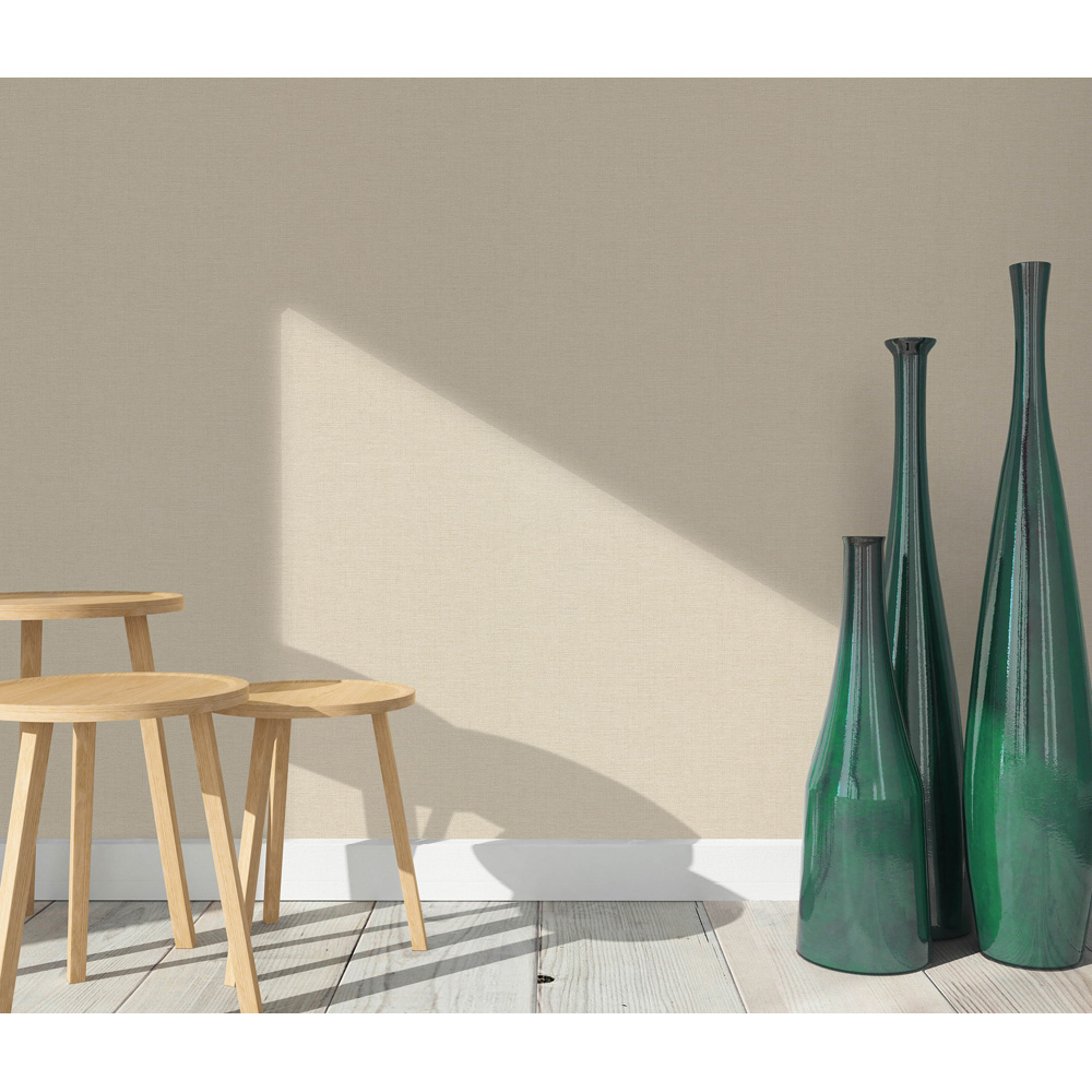 Erismann Echo Beige Vinyl Wallpaper Image 6