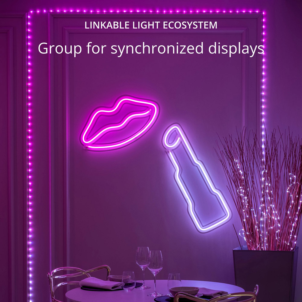 Twinkly Dots 400 RGB LED Smart Black Cable String Light 20m Image 3