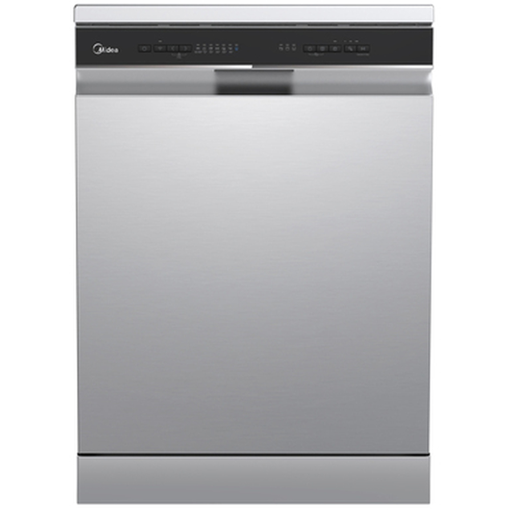Midea MDWEF1433D(SS)-WG Silver 14 Place Freestanding Full-Size Dishwasher Image 3