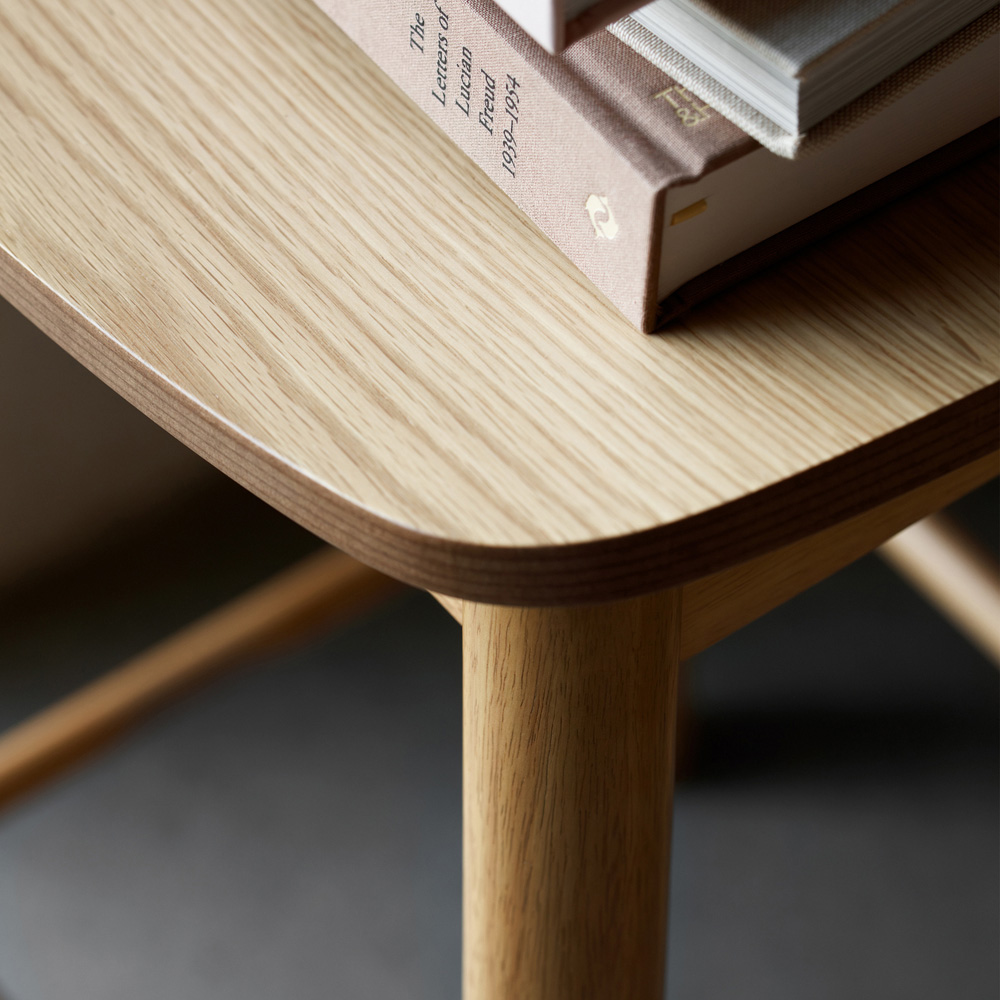 Florence Barlow 2 Seater Bar Dining Table Matt Oak Image 8