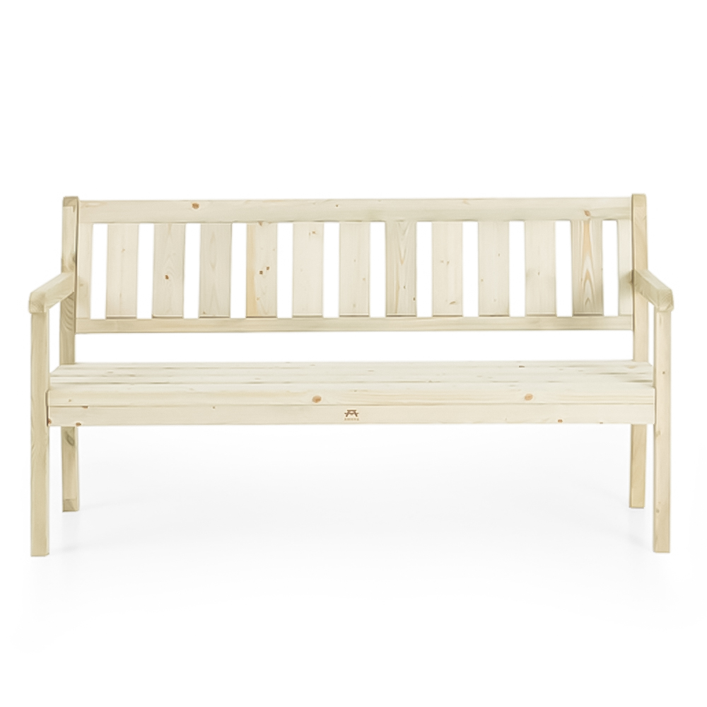 AMATA Ungurs 3 Seater Green Straight Bench Image 2