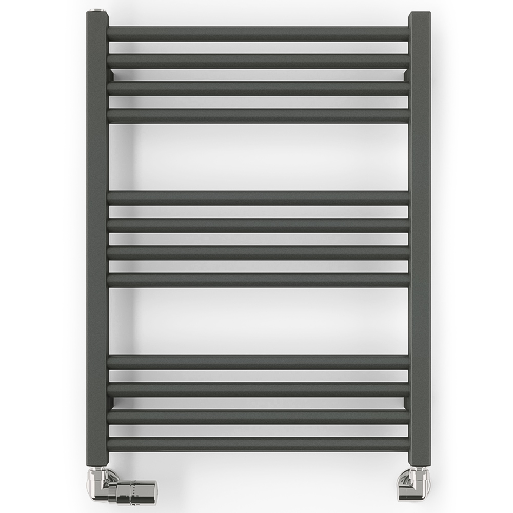 Terma Fiona 985BTU Sparkling Grey Heated Towel Rail 600 x 500mm Image 4