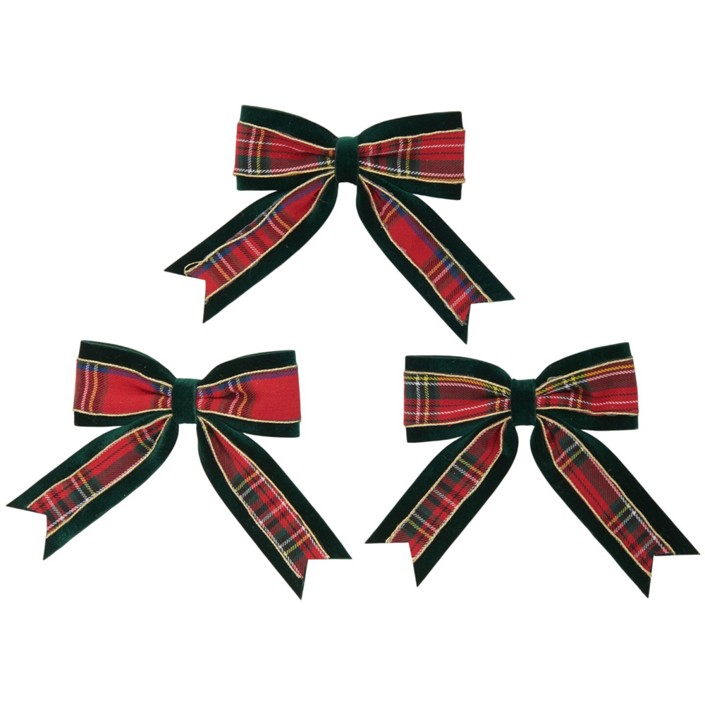 Heritage Tartan Bow Set Image 2