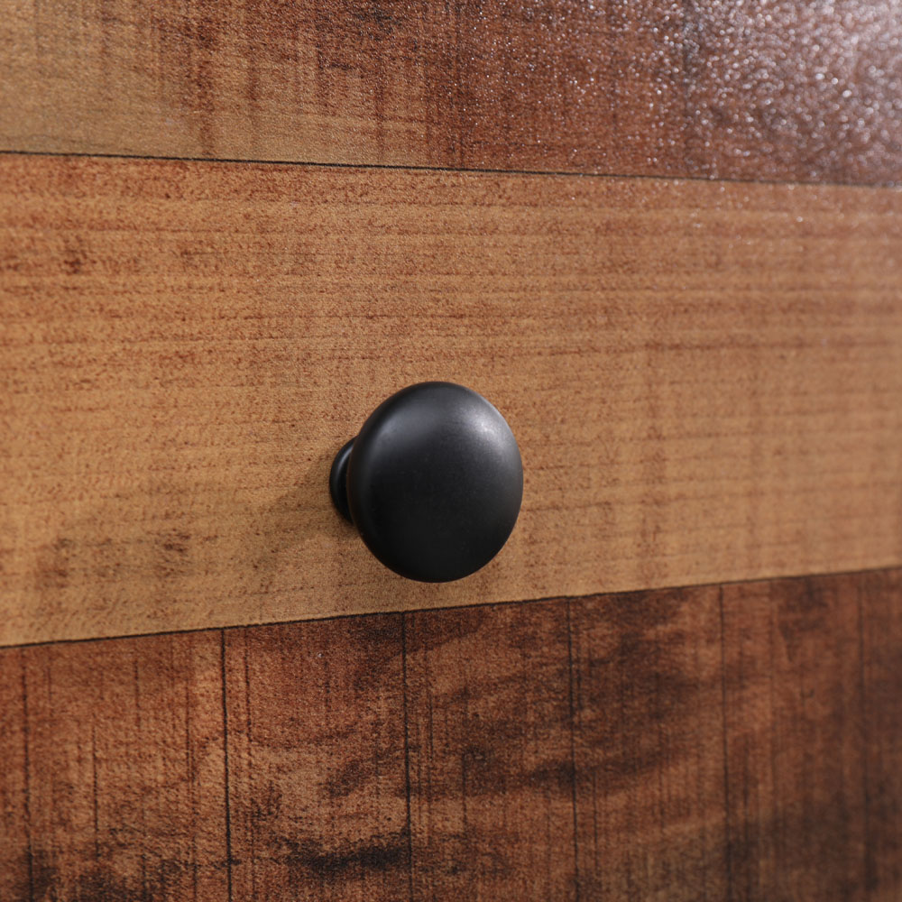 FurnitureHMD 5 Drawer Industrial Style Wooden Chest of Drawers Image 4