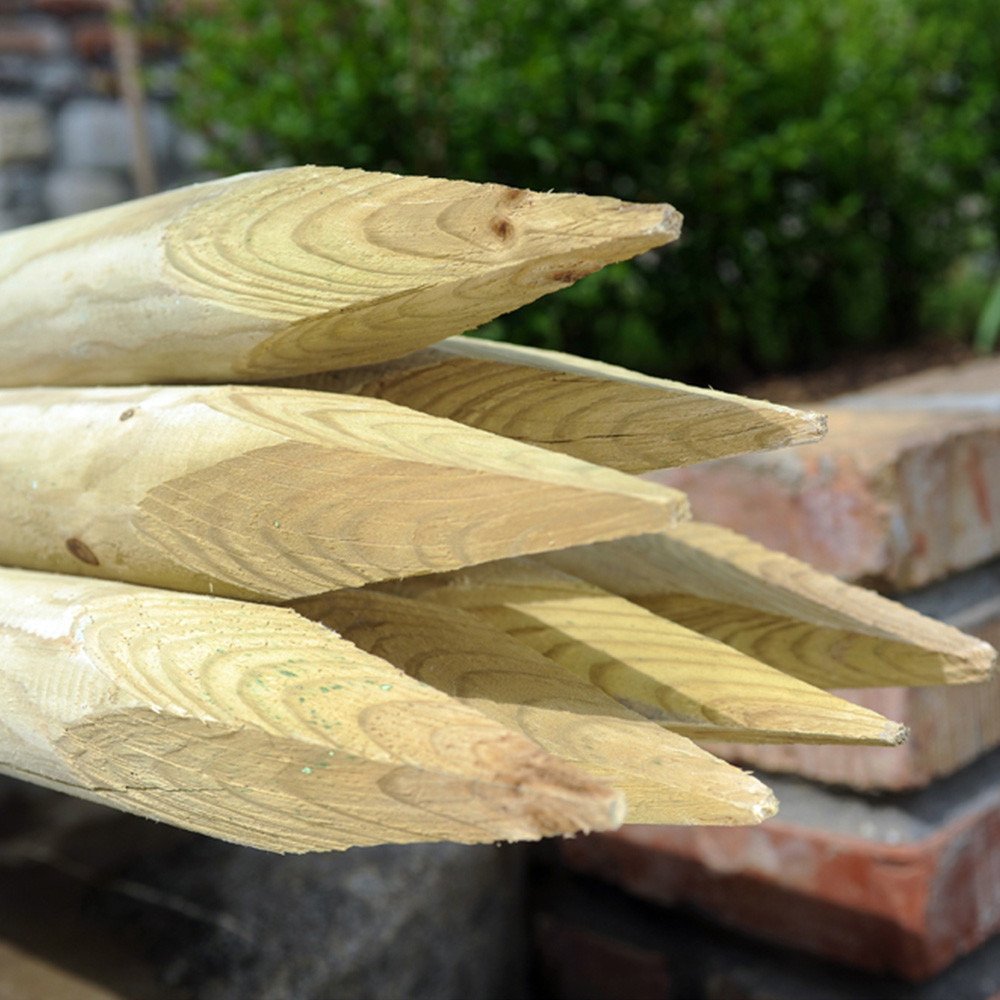 Inspirational Gifting Round Wooden Fence Post 1.65m x 75mm 20 Pack Image 3