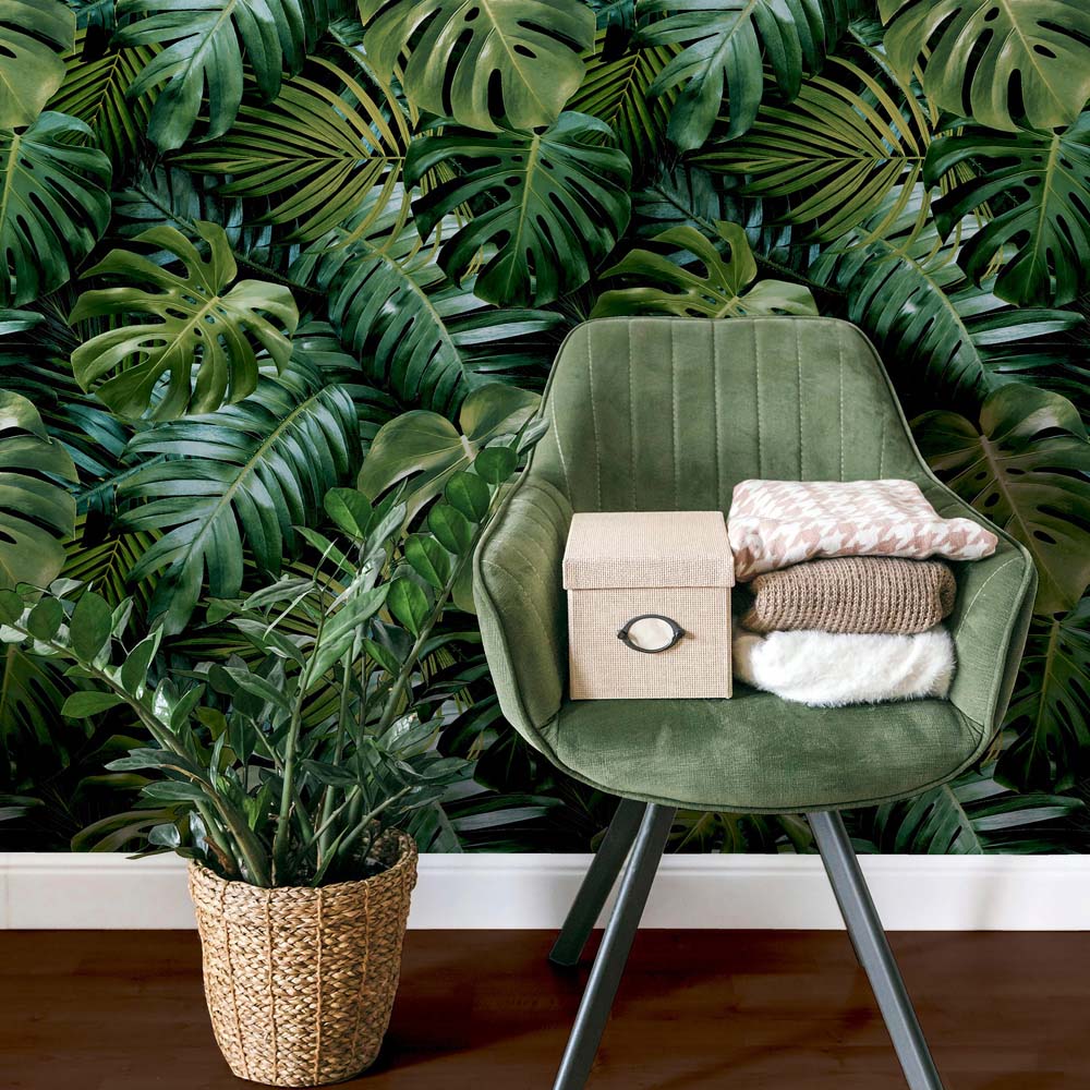 Arthouse Living Wall Green Wallpaper Image 5