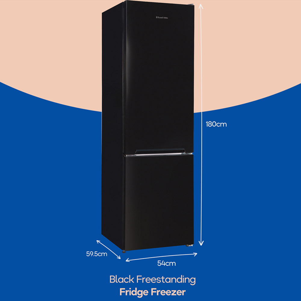 Russell Hobbs RH180FF541E1B Black Static 288L Fridge Freezer Image 9