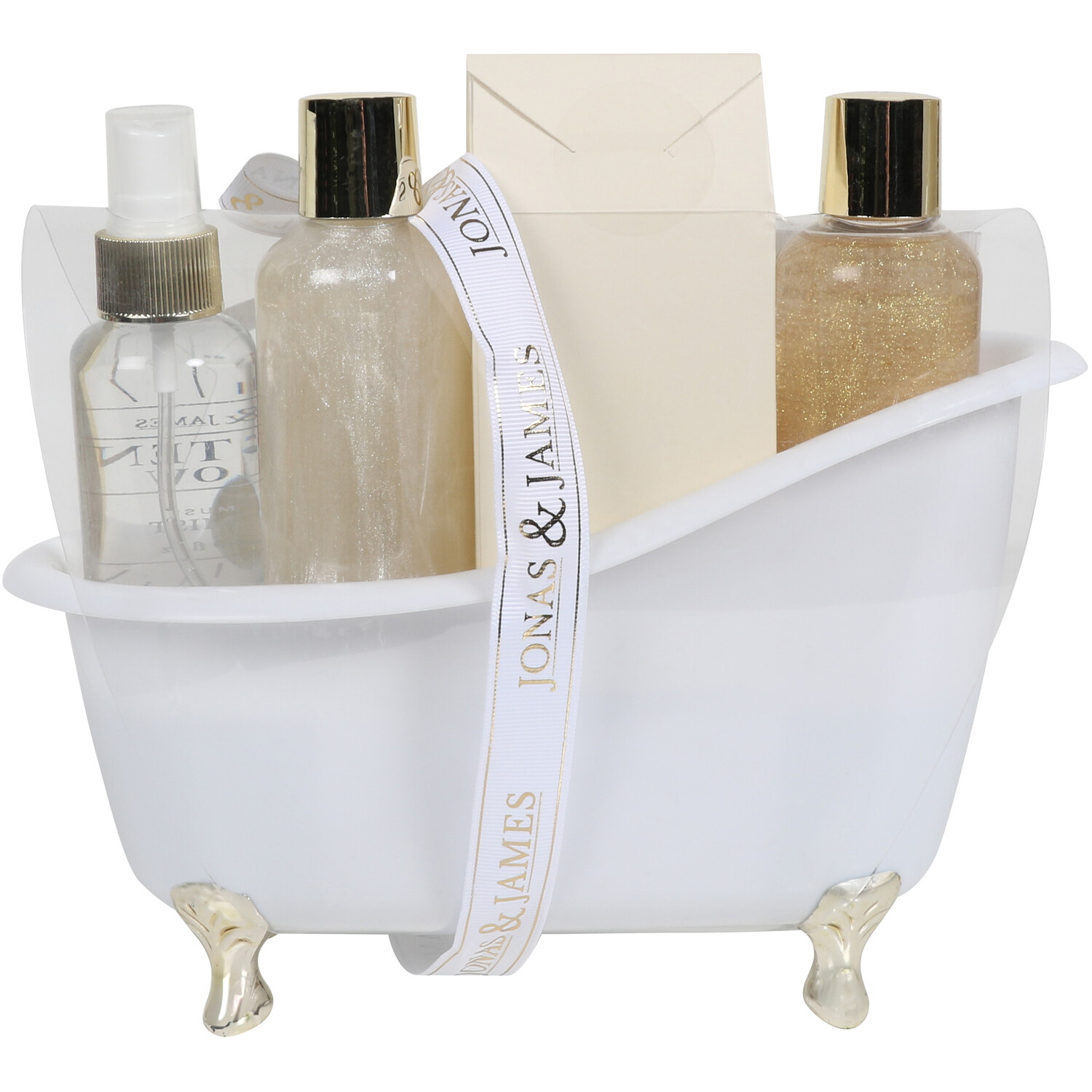 Glisten & Glow Bath Gift Set - White Image 3
