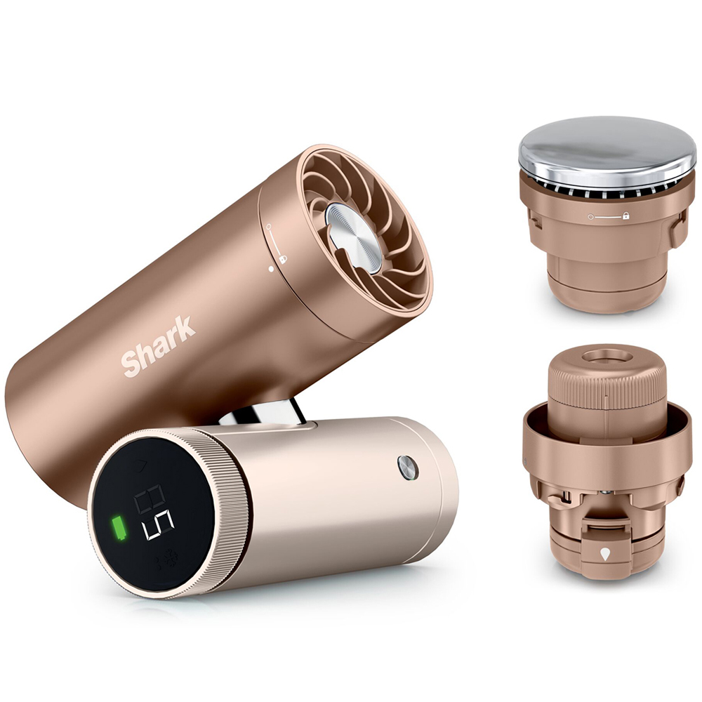 Shark Chill Pill FA022UKBR 3-in-1 Iced Latte Portable Fan Mist and InstaChill Personal Cooling System Image 2