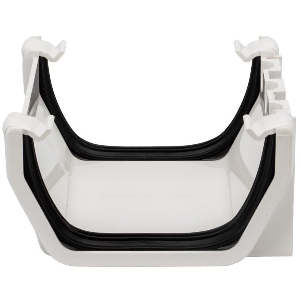 FloPlast Square Gutter Union Bracket White 114mm Image 3