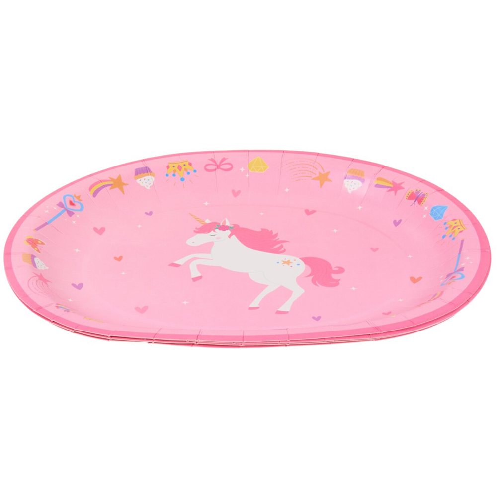 Pack of 4 Unicorn Paper Platters Image 7