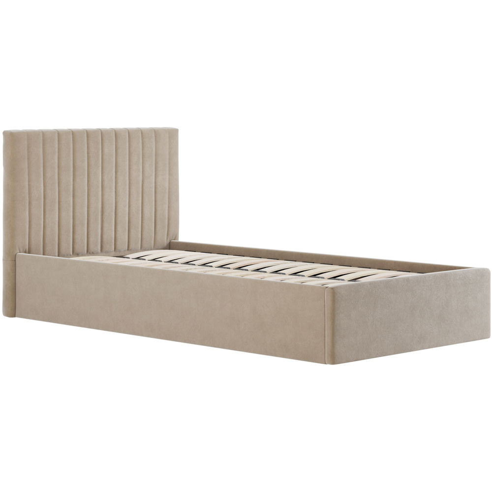 LPD Home Berlin Beige Single Ottoman Bed Image 2