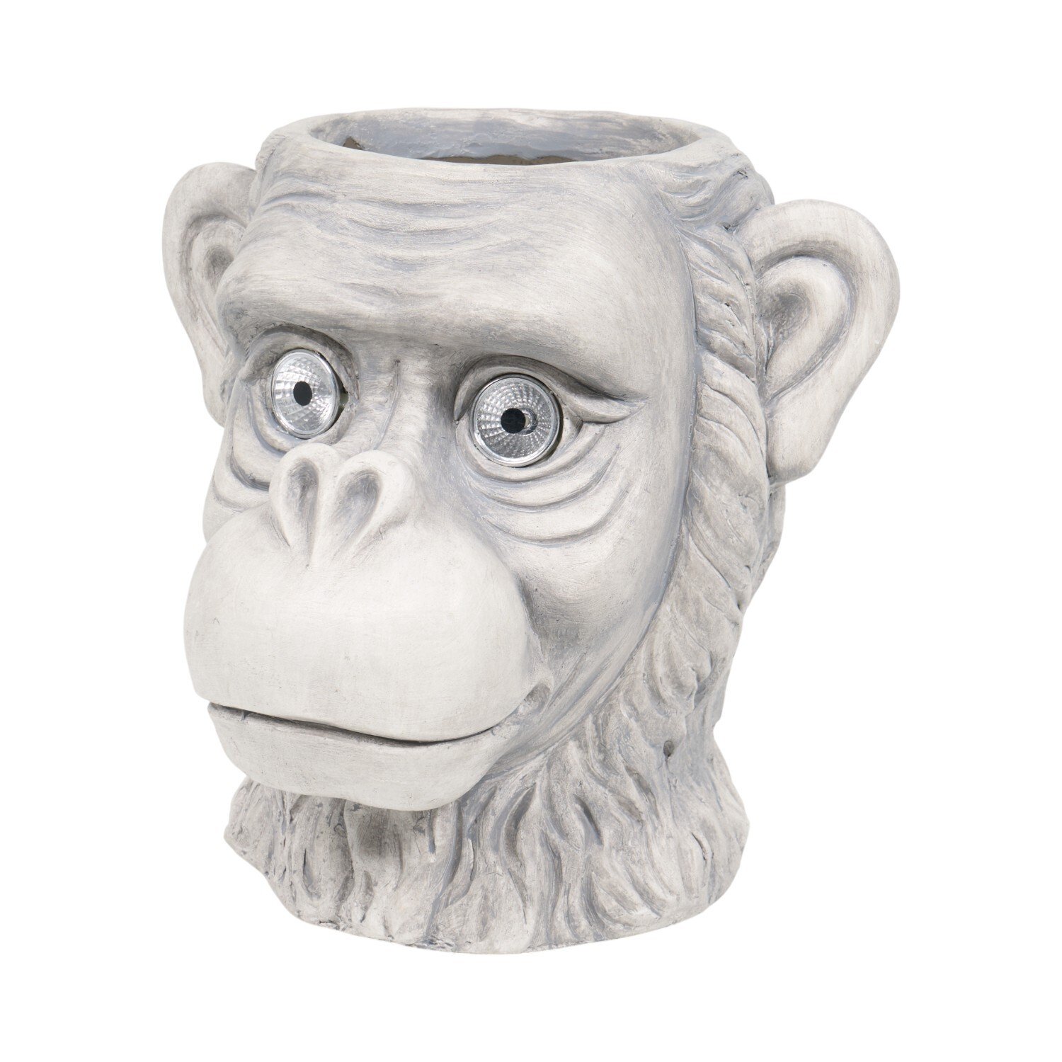 Solar Monkey Planter Grey Image 5