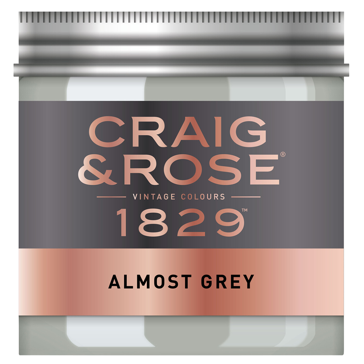 Craig and Rose 1829 Emulsion Tester Pot - Almost Grey Image 2