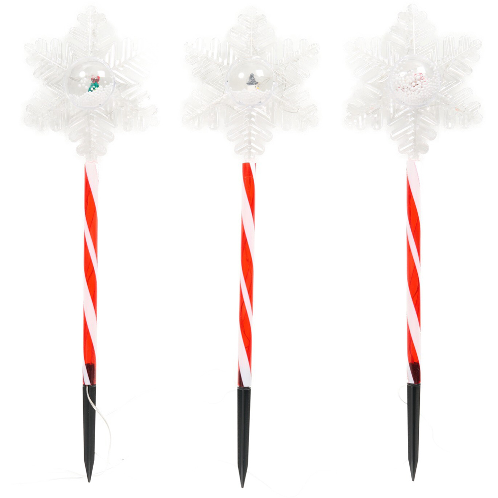 Set of 3 Multicolour Stake Lights Image 9