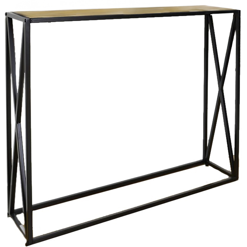 Black Console Radiator Cover Image 1