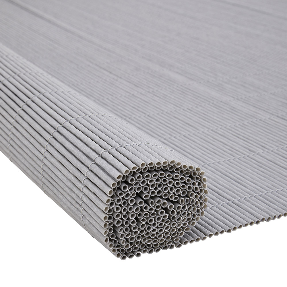 Living and Home 4.9 x 16.4ft Light Grey Waterproof UV-Resistant Privacy Fence Image 3