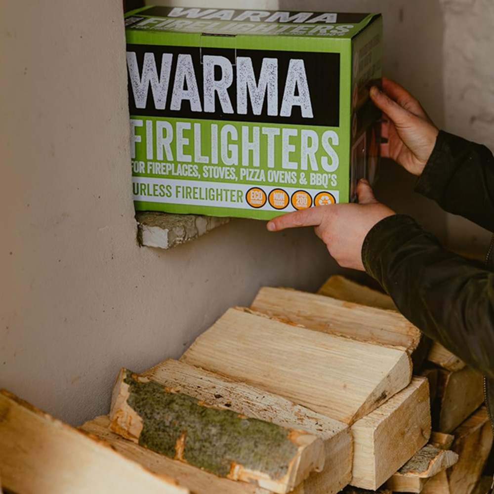Warma Natural Firelighters 400 Pack Image 2