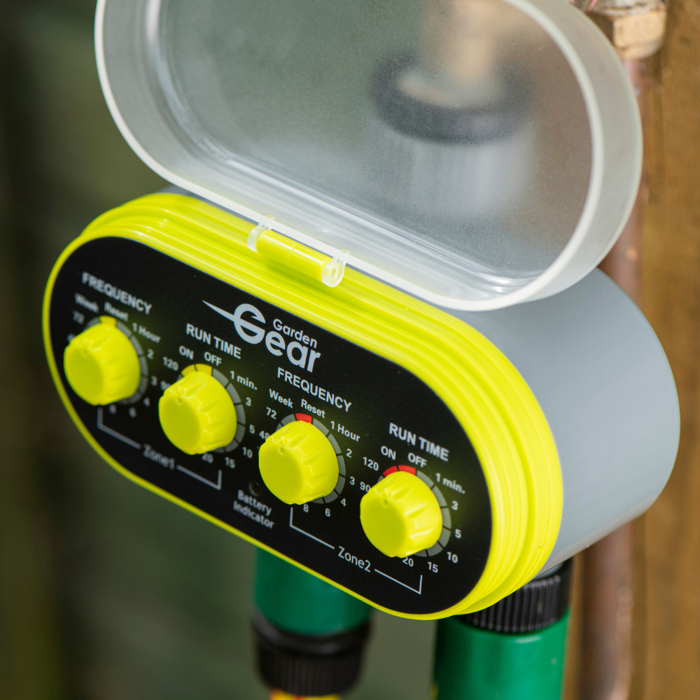 Garden Gear 2 Outlet Automatic Water Timer | Homebase