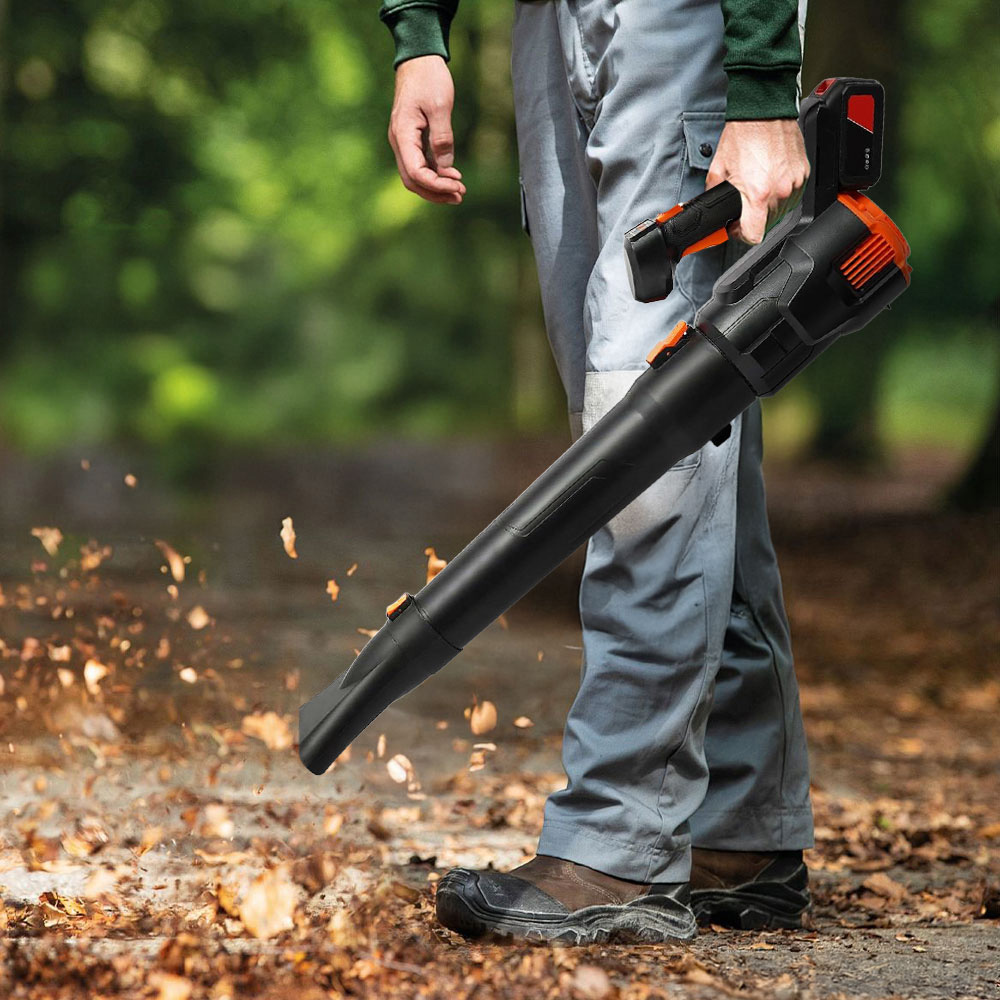 Living and Home ZX0016 21V Black Cordless Handheld Leaf Blower Image 2