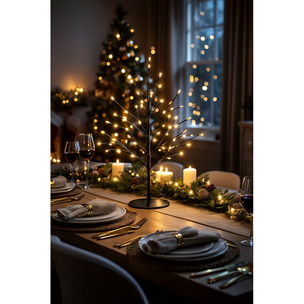 Marco Paul Warm White LED Autumn Pre-Lit Twig Tree 45cm Image 8