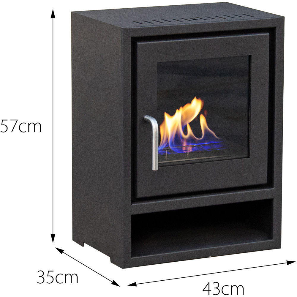 Royal Fire Charcoal Freestanding Bioethanol Stove 2.2kW Image 7