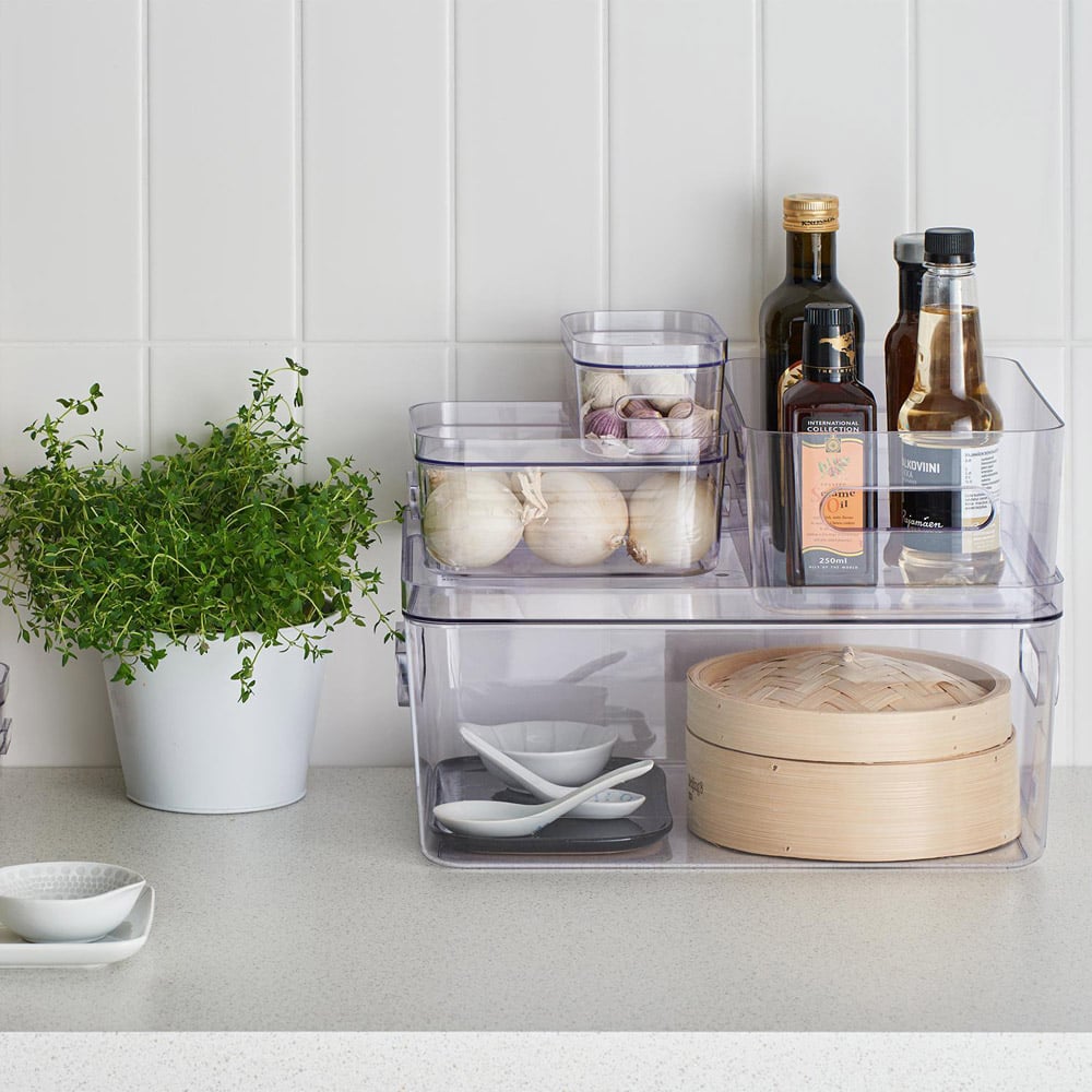 SmartStore Compact Clear Large Storage Box 15.4L 3 Pack Image 7