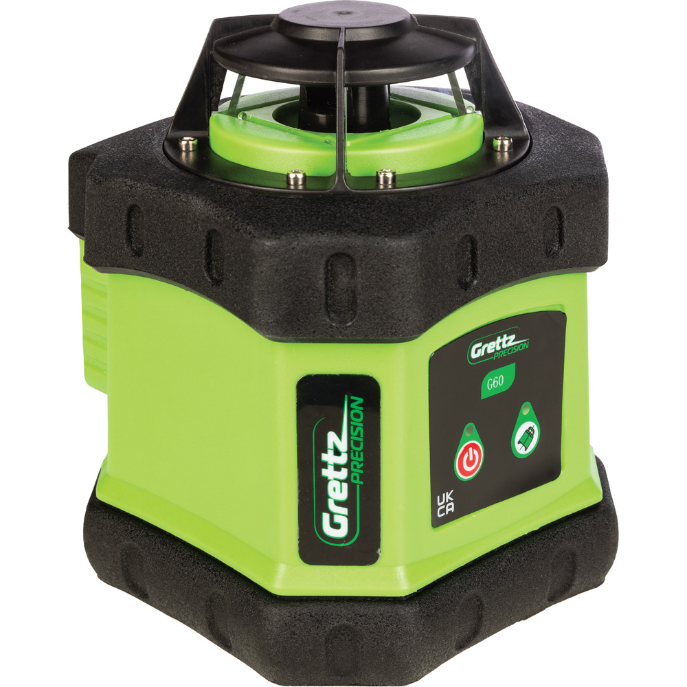 Grettz G60 Red Beam Rotary Laser Level Kit Image 2