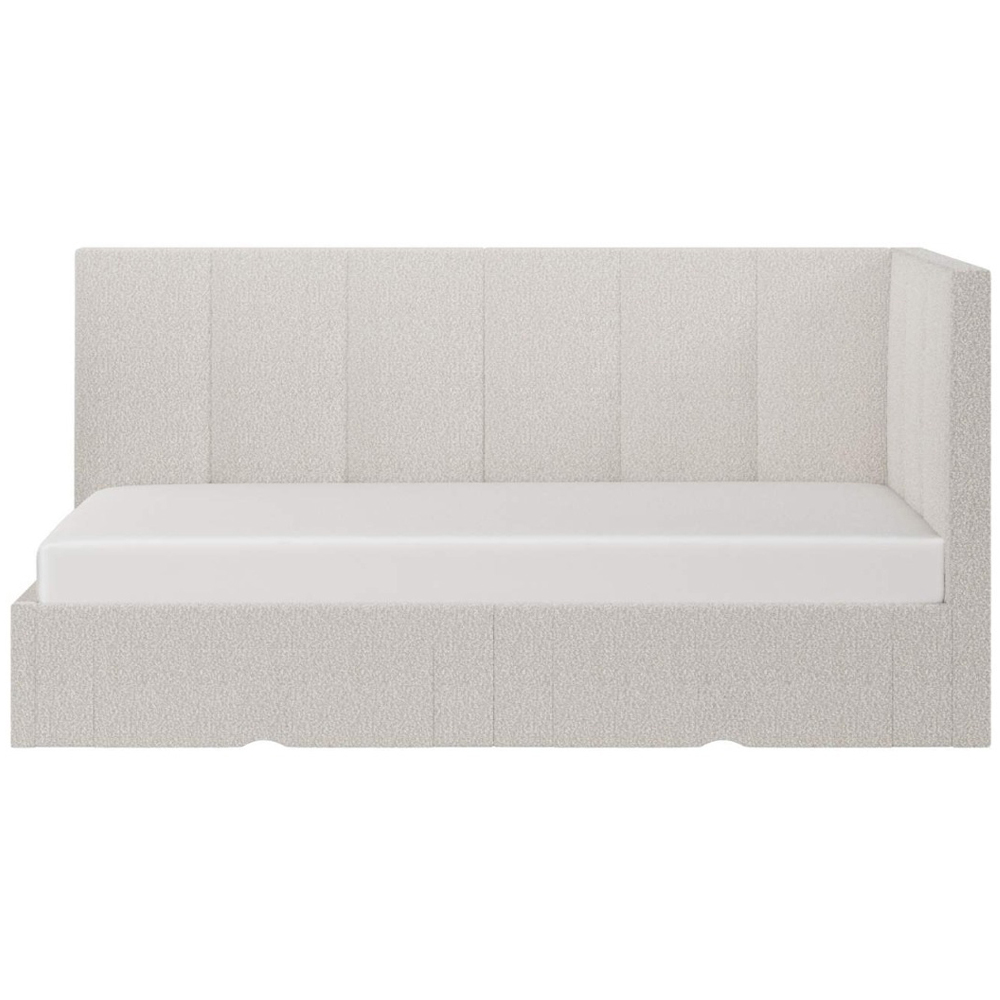 Flair Harley 2 Drawers Beige Boucle Bed Frame Image 4