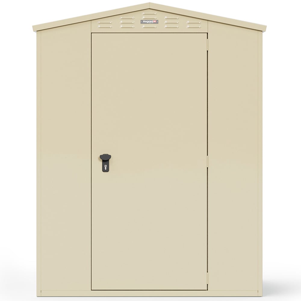 Asgard Flexistore 5 x 11ft Cream Apex Garden Shed Image 3