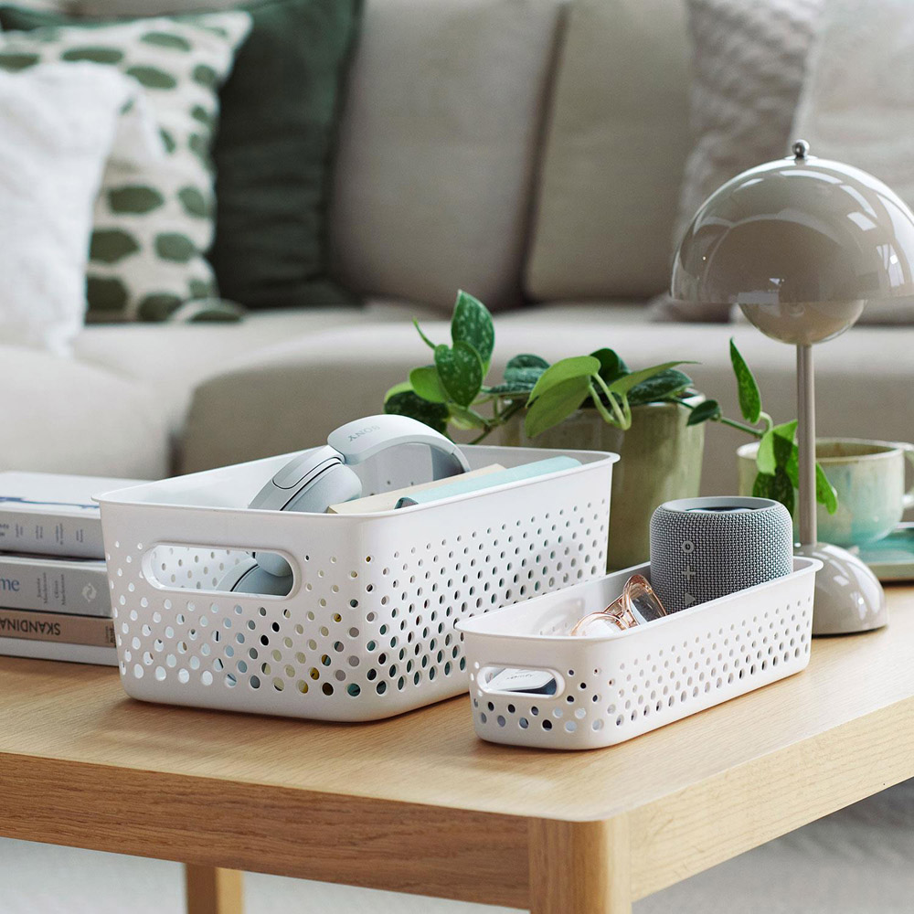 SmartStore Essence Lavender Medium Storage Basket 5.6L 3 Pack Image 4