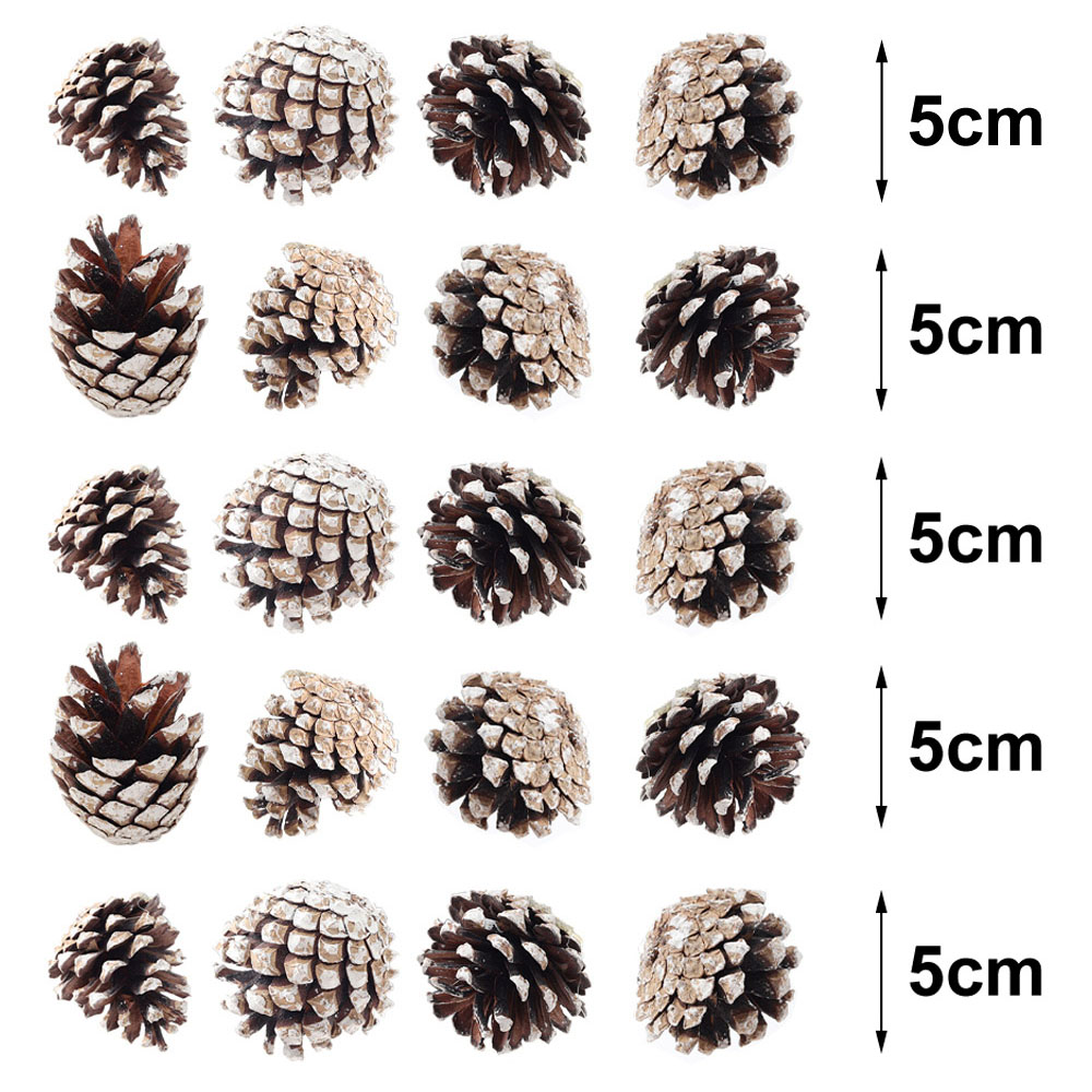 Living and Home Dyed Pine Cone Ornament 30 Pack Image 9