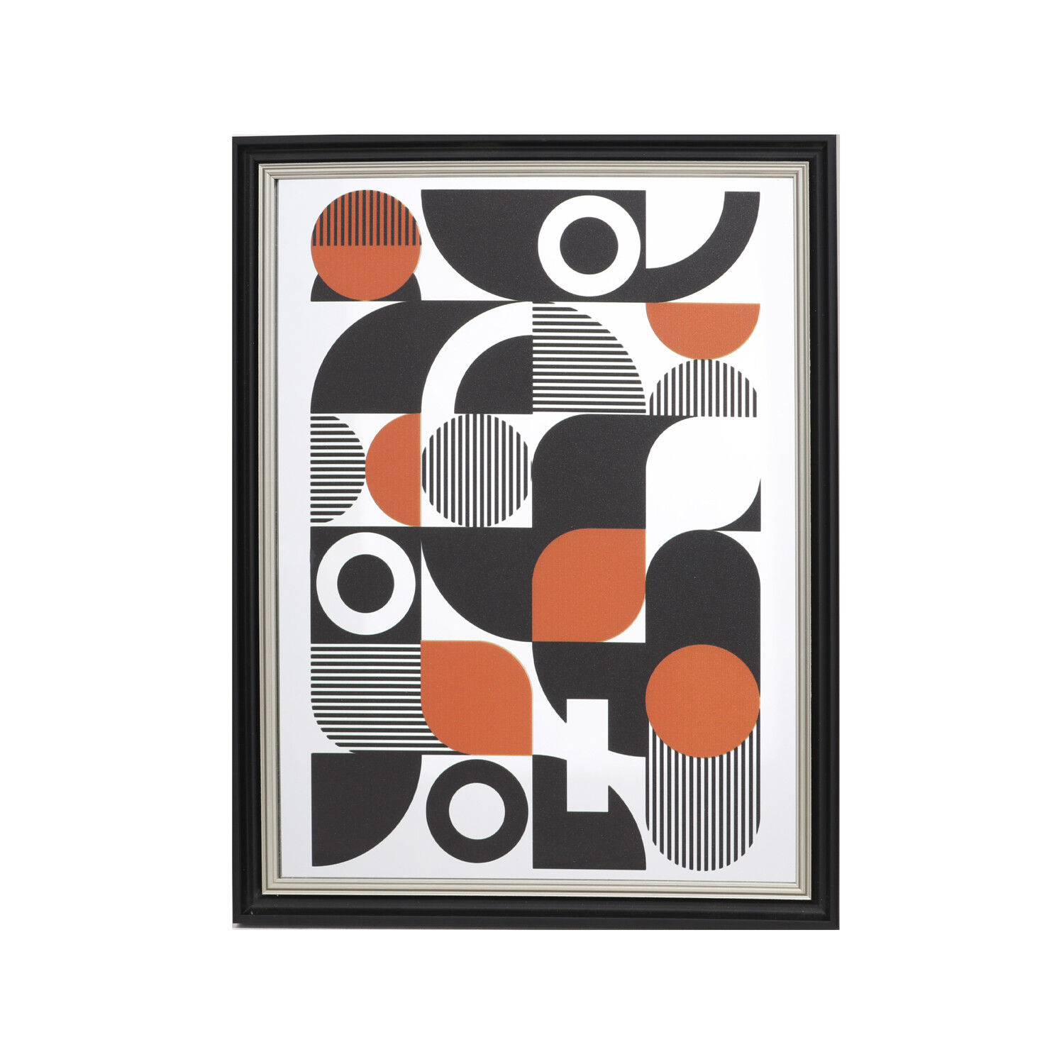 Geometric Mirrored Wall Art Multicolour Image 9