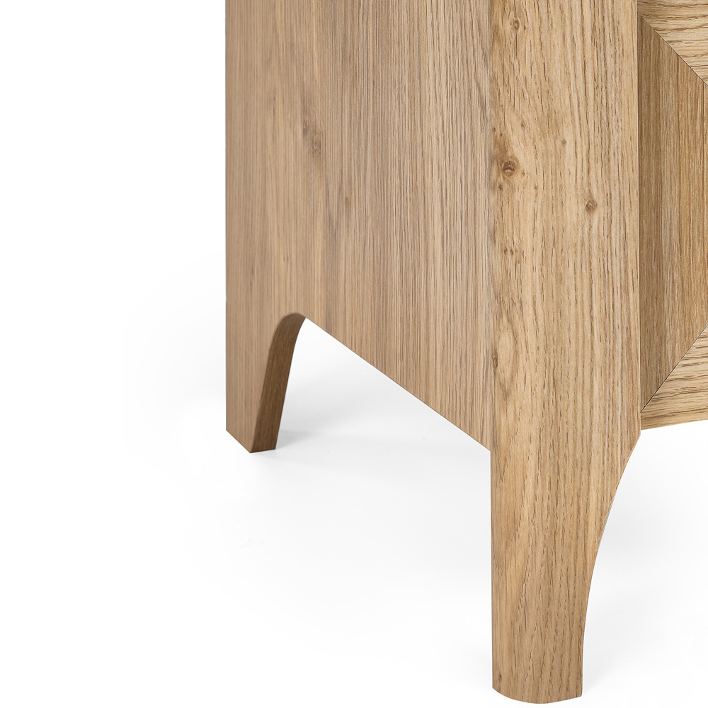 Julian Bowen Sydney 3 Drawer Rattan Effect Chest of Drawers Image 8