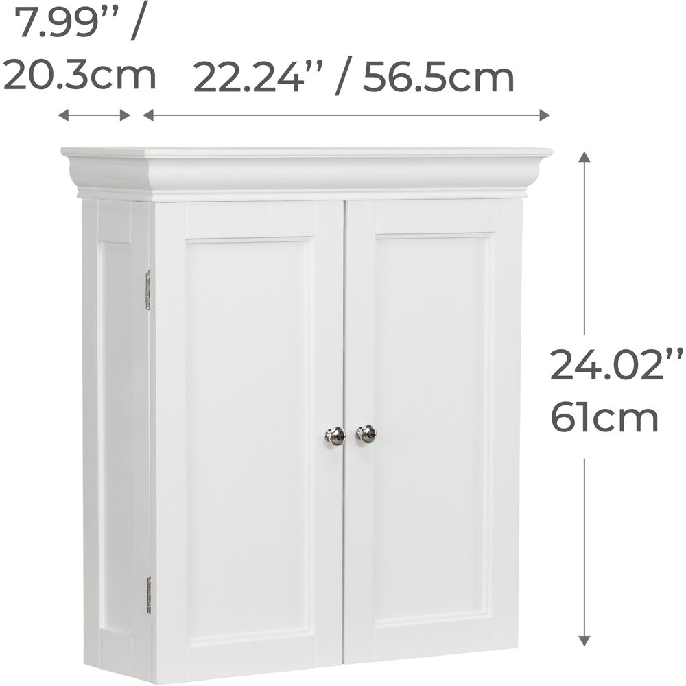 Teamson Home Stratford 2 Door Removable Wall Cabinet Image 9