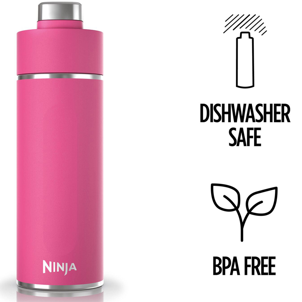 Ninja Thirsti Hot Pink Travel Bottle 700ml Image 7