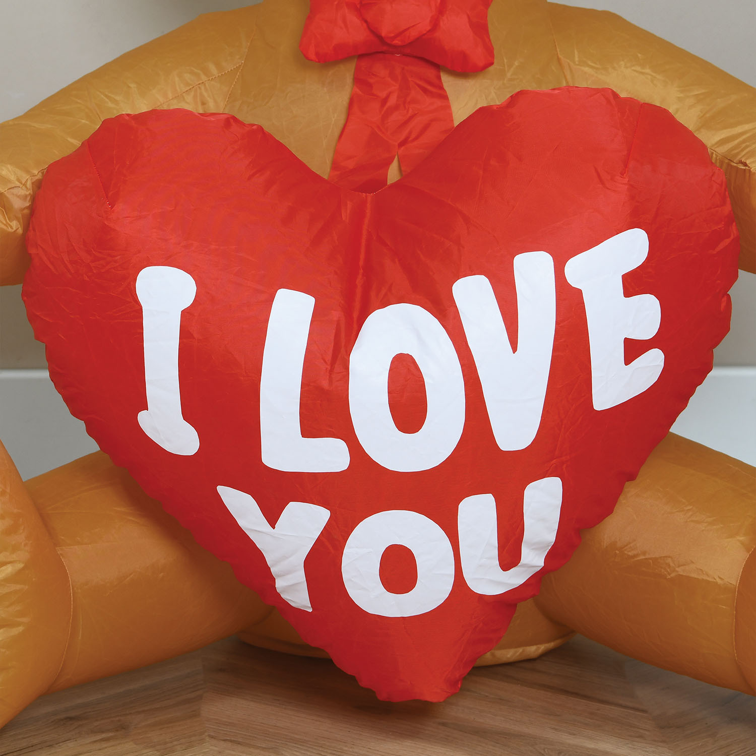 Inflatable I Love You Bear - Brown Image 3