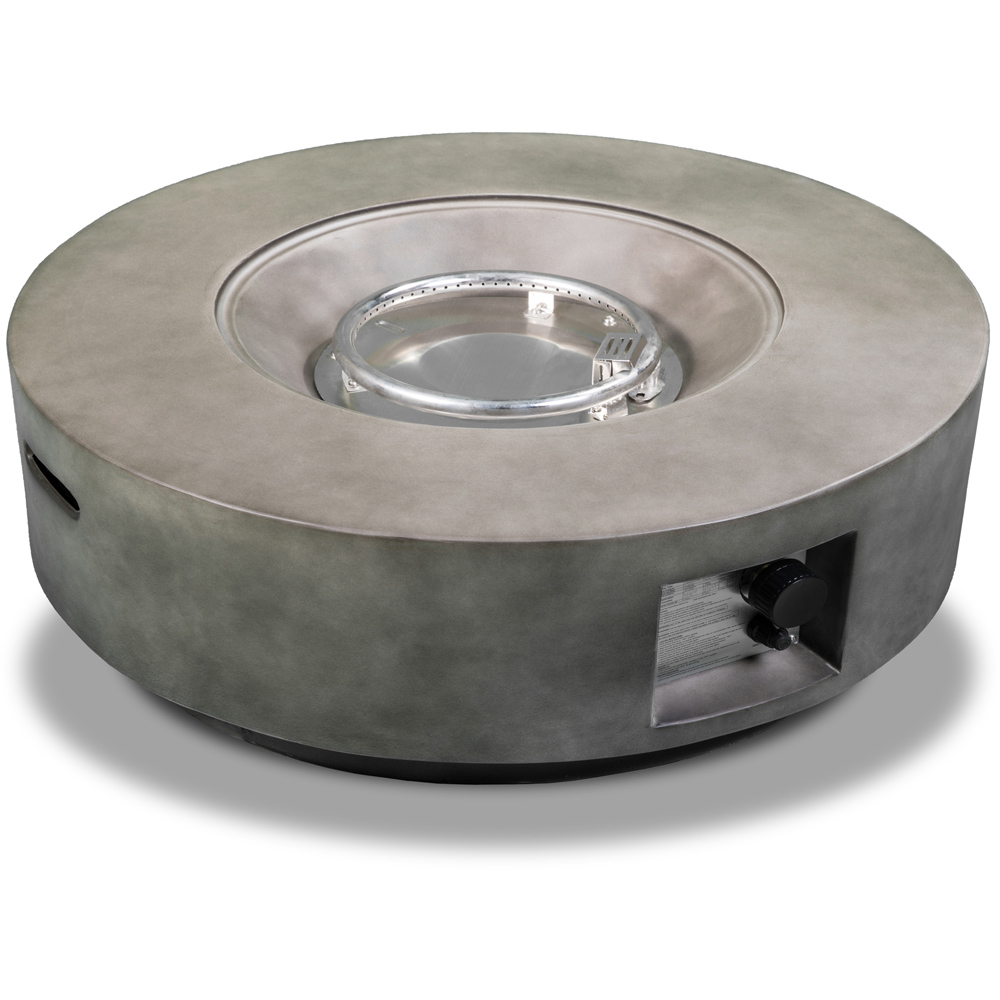 Centurion Fusion Dark Grey Lavish Patio Gas Fire Pit with Stone Finish Image 5