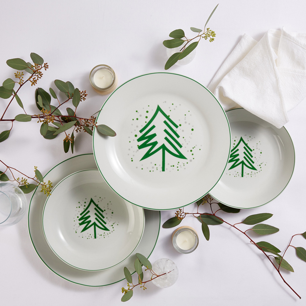 20pc Peace Tree Dinner Set Image 4